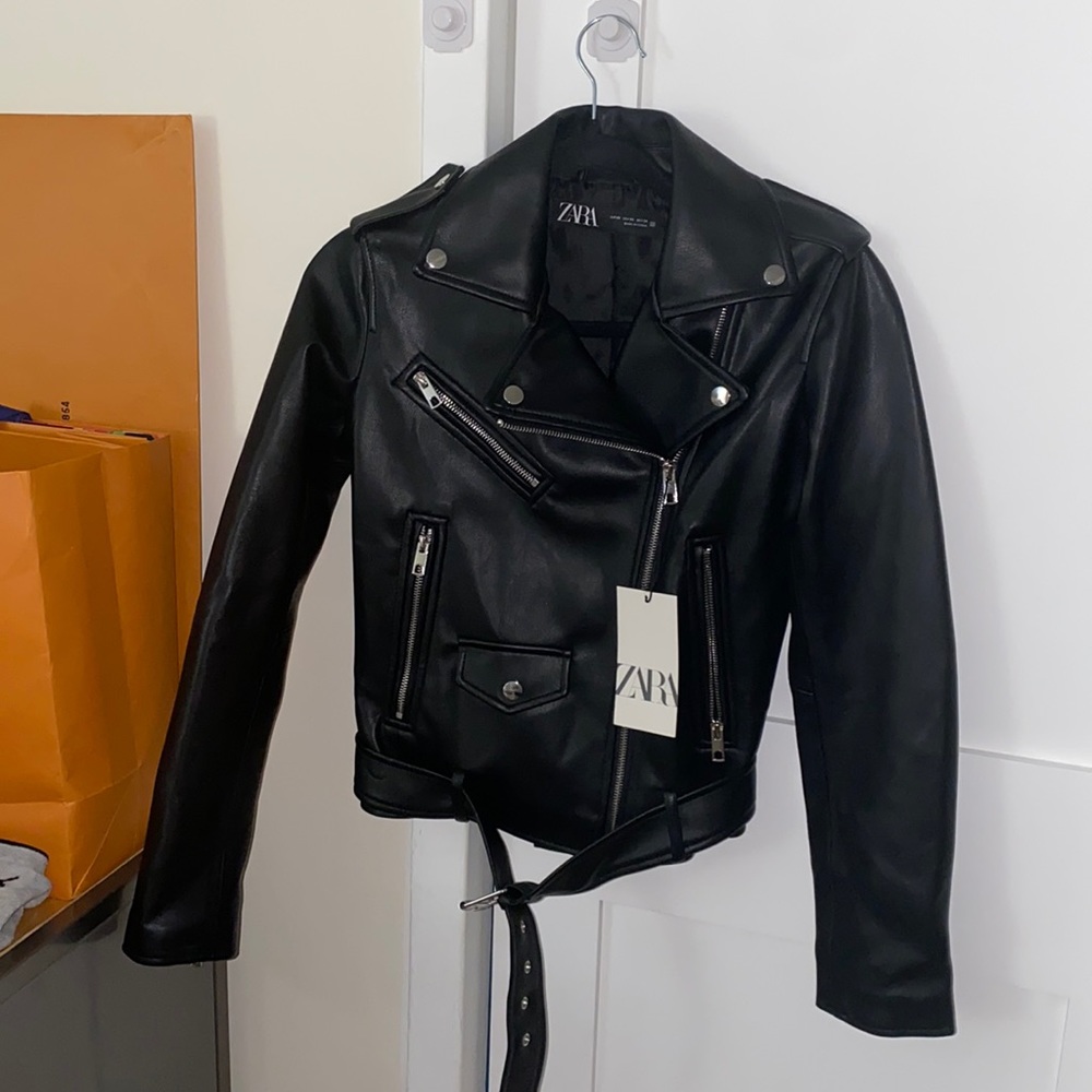 Badass Black Zara Leather Jacket